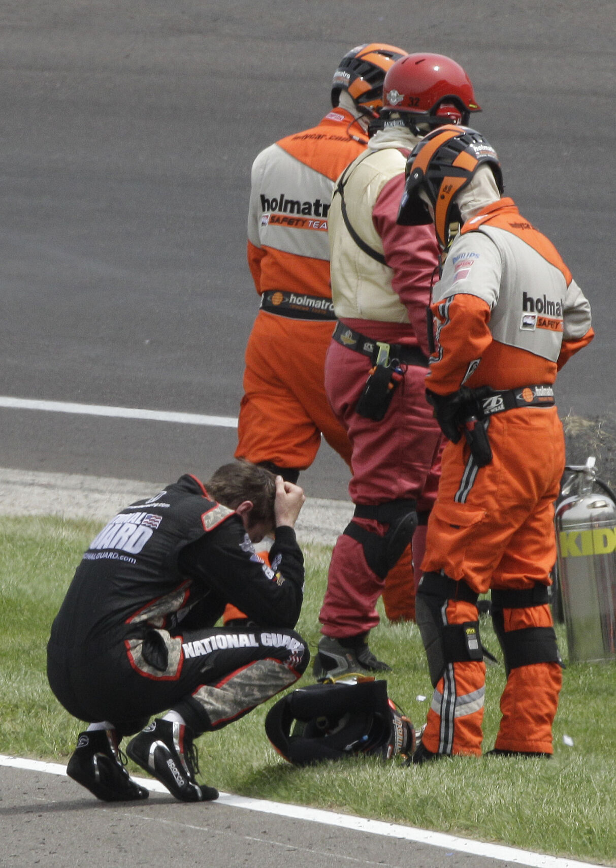 2011: Leader JR Hildebrand wrecks in final turn, loses Indy 500